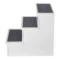 thumbnail image 2 of AdirPet White Deluxe Portable Dog Ramp Ladder Non-Slip 3-Step Pet Stairs, 2 of 10