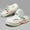 White, variant on Men’s Wide Toe Box Perforated Sandals – Summer Breathable Thick Sole Anti-Slip Casual Outdoor Fashion Shoes, Comfortable Versatile Walking Footwear