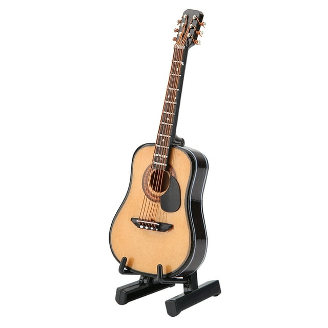 Guitare d'Affichage, Modèle de Guitare Miniature, pour Bureau à Domicile de Table de Bureau