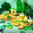 thumbnail image 3 of Decorative Plates for Shamrock,Wooden Shamrock Plate,St. Patrick's Day Shape Plates,Heart Shaped Serving Tray,Shamrock Plates for Festive Gatherings, 3 of 7