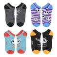 thumbnail image 2 of Disney Nightmare Before Christmas Women's Jack Skellington Zero Oogie Boogie Mix and Match 8 Pair Ankle Socks, 2 of 5