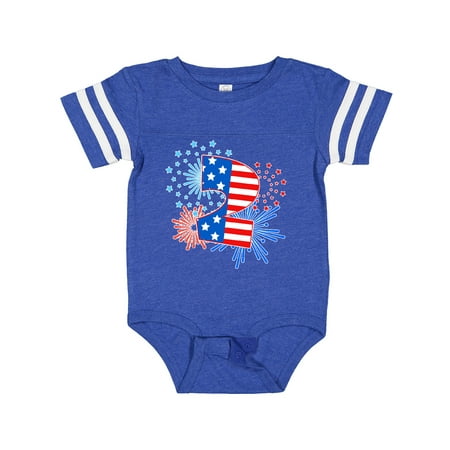 

Inktastic Second Birthday- Fourth of July Fireworks Gift Baby Boy or Baby Girl Bodysuit