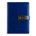 thumbnail image 2 of yeacher Vintage Journal Diary with Lock B6 PU Cover Retro Notebook 3-Digit Password Combination Lock Private Journal Line Pages Writing Gift for Daughter Women Boys, 2 of 8