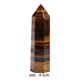 thumbnail image 1 of Cristal natural Ojo de tigre Punto de cuarzo Varita Curación Chakra Energía Piedra Likrtyny Libre de BPA, 1 of 6