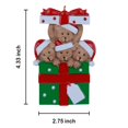 thumbnail image 5 of Maxora Personalized Ornaments Customized Christmas ornament Bear Gift Family of 4 Free Customize, 5 of 9