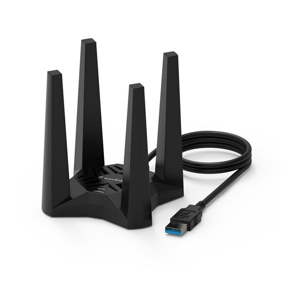 USB3.0 WiFi Adapter, AC1900Mbps Network Adapter for Desktop PC, 5G 2.4G with MU-MIMO for Windows Mac OS