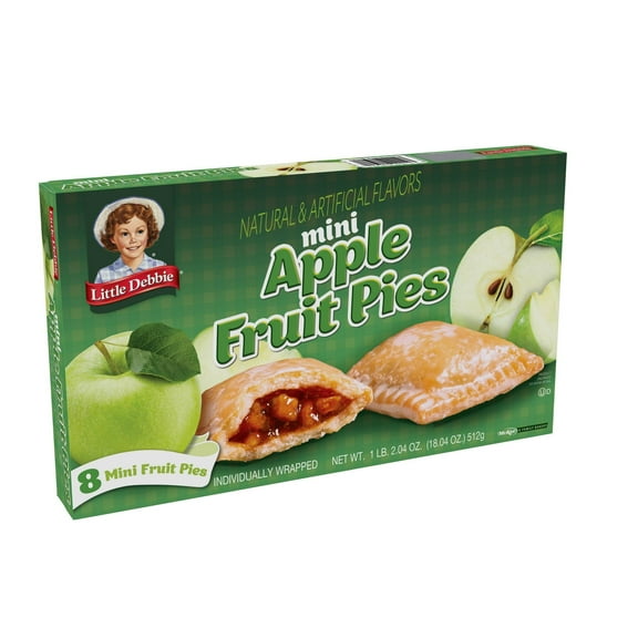 2 X - Little Debbie Mini Apple Fruit Pies, 18.04 oz (8 count)