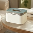thumbnail image 1 of FcBaudy Tissue Box Cover Toilet Tissue Box Living Room Storage Desktop Tissue Box Household Tissue Storage Box For Bathroom Or Kitchen Plastic Tissue Bin, 1 of 6
