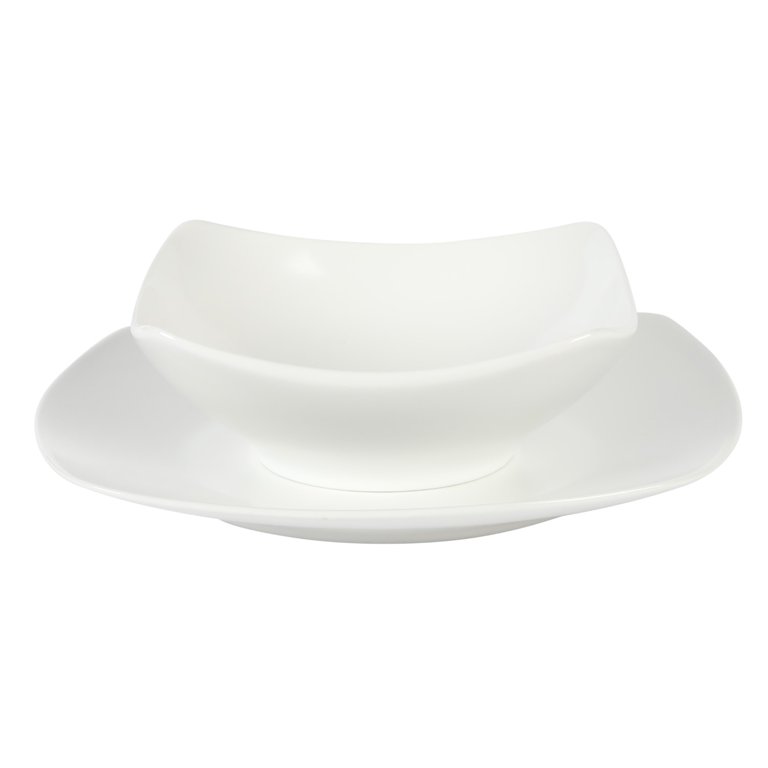 GBHOME 36-Piece Ceramic Dinnerware Set For 12 - Reactive Glaze Plates & Bowls, Dishwasher Safe