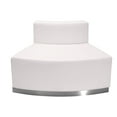 thumbnail image 5 of BizChair White LeatherSoft Reception Configuration, 4 Pieces, 5 of 6