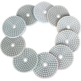 thumbnail image 4 of 3 Inch Wet/Dry Diamond Polishing Pads with 1Pcs Backer Pad Fit for Polisher, Drill, Grinder, 11Pcs 50-3000 Grit Polishing Pad Kit, 4 of 6