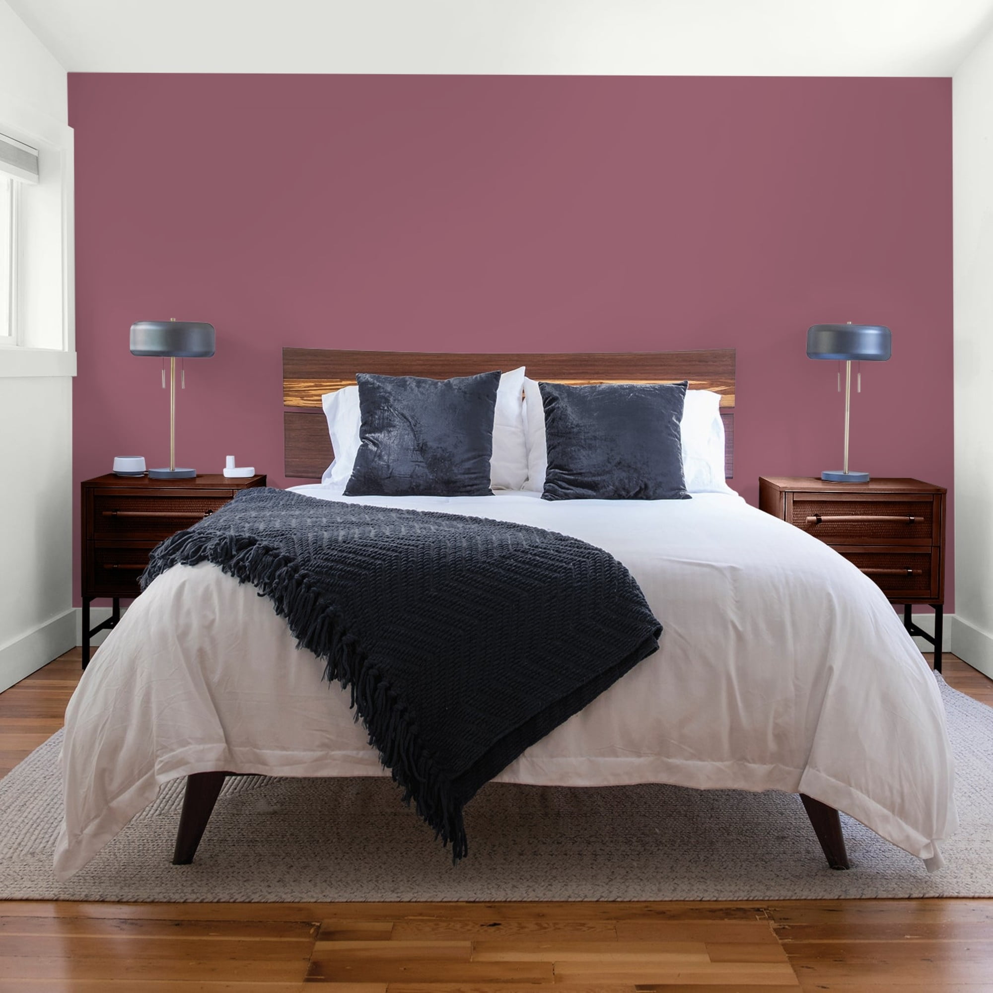 Glidden Spred Cabernet / Purple, Flat Interior Paint with Primer, 1 Gallon