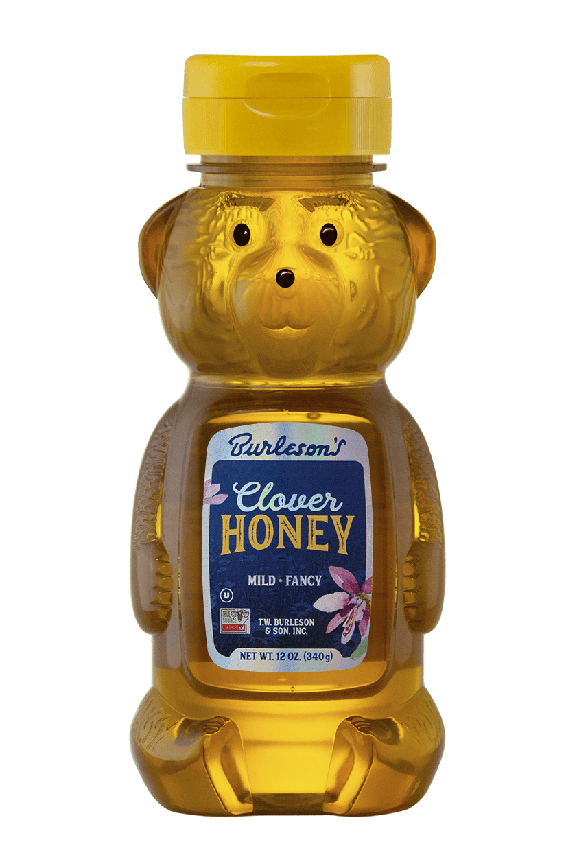 Burleson's Grade A Natural Clover Honey, 12 fl. oz