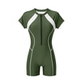 thumbnail image 4 of Bibifish Women'S One Piece Swimsuit Long Sleeve Tummy Slimming Uv Protection Swimwear Surfing Diving Quick Dry Bathing Suit, 4 of 4