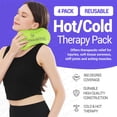 thumbnail image 7 of Reusable Hot and Cold Gel Ice Pack Wrap (4 Pack) for Injuries | Adjustable & Flexible for Knees, Back, Shoulders, Arms, and Legs – Reusable, 7 of 7