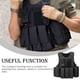 thumbnail image 4 of Soidarity Chaleco de módulo para hombre, accesorios para exteriores, chaleco Personal profesional, chalecos de armadura de combate 600D, Escalada Negro, 4 of 6