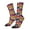 White, variant on Fox Face Crew Socks for Men & Women, Breathable Casual Athletic Ankle Socks