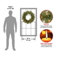 thumbnail image 4 of 24" Fir Wreath with Clear Lights, 4 of 5