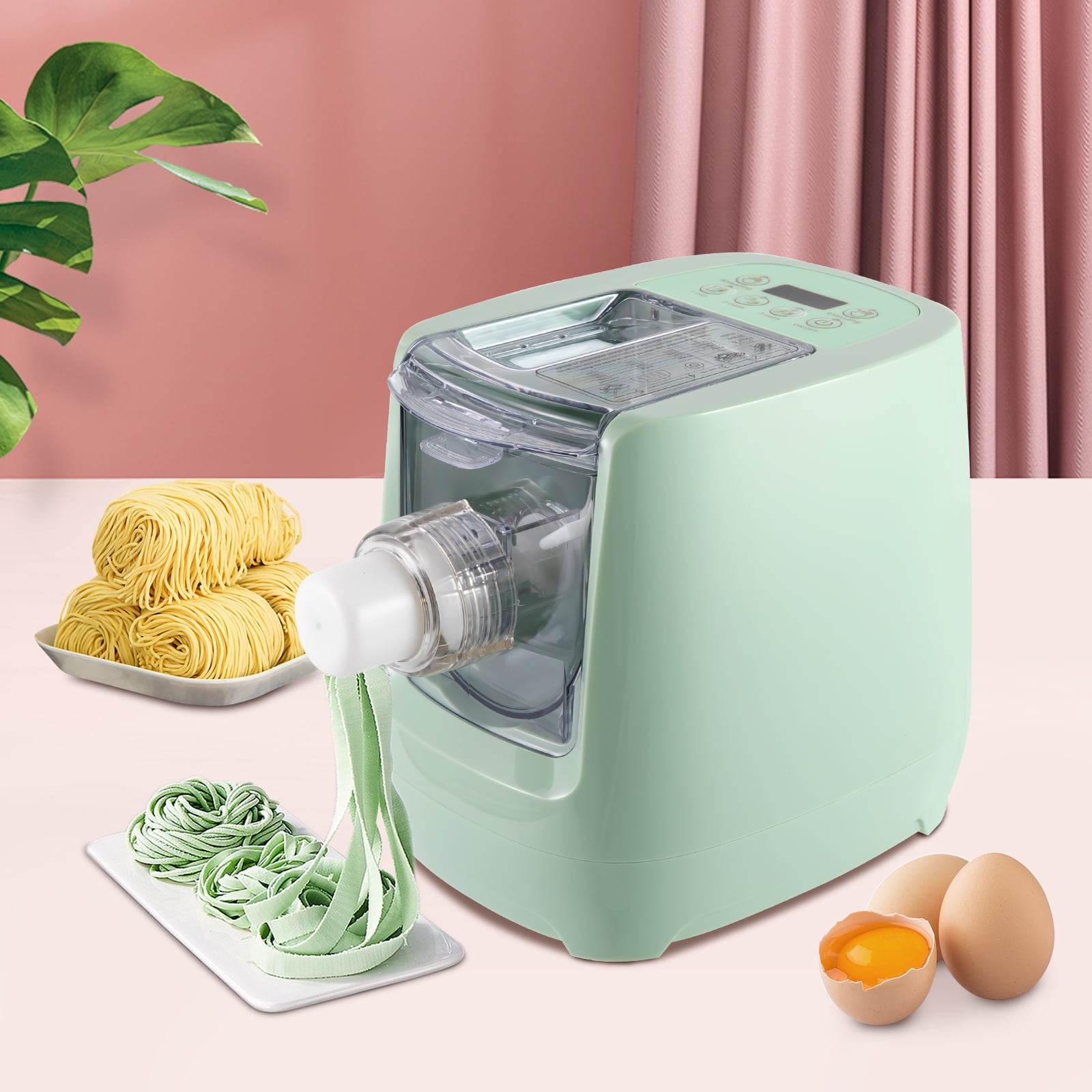 VOYADE Automatic Electric Pasta Machine, Home Noodle Maker, 13 Noodle  Molds, Maker Dough Rolling Machine for Spaghetti, Macaroni, Dumpling Skin