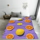 thumbnail image 5 of Balery Yellow Lemon And Orange Manta de Felpa Suave y Acogedora – Cobija de Franela Aterciopelada para Cama, Lavable y Cálida para Sofá, Mascotas, Transpirable-40"x30", 5 of 7