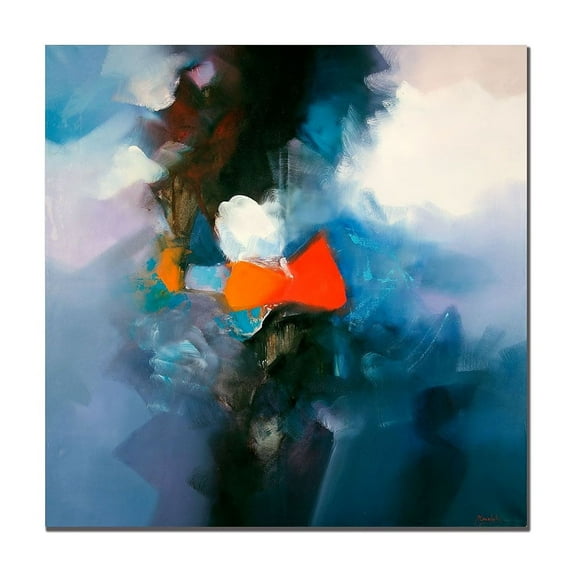 Trademark Fine Art "Abstract V" Canvas Art by Zavaleta