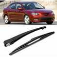 thumbnail image 4 of shiyou-Windshield Wiper, Black Car Rear Windshield Wiper Blade Arm Kit Fit for Mazda 3 Hatchback 2003-2008, 4 of 4