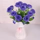 thumbnail image 2 of Ramo de Flores de Rosas Artificiales Decoración de Rosas Azul, 2 of 9