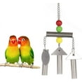 thumbnail image 2 of Stainless Steel Bells Toy with Sweet Sound for Bird Parrot Macaw African Greys,, 2 of 5