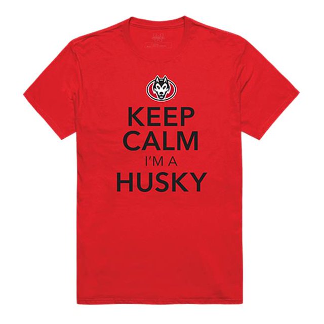 W Republic 523-237-R58-03 Saint Cloud State University Keep Calm T-Shirt, Red 3 - Large