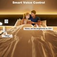 thumbnail image 3 of Rotary Glass Panel Constant Voltage LED Controller DC 12V 24V Smart Dimmer WIFI TUYA APP Cloud Control Black, 3 of 6