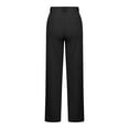 thumbnail image 4 of Tawop Black Pants for Women Work Pants Elastic Waist Pull on with Pockets Straight Trousers Black M, 4 of 9