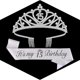thumbnail image 1 of wonima11 15th Birthday Crown and Sash Set It's My 15th Birthday Decorations for Girls Silver Crown/Tiara for Girls Happy 15 Birthday Party Supplies Corona Para 15 años Quinceañeras Silver, 1 of 1