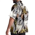 thumbnail image 3 of Tmall Men's Short Sleeve Hawaiian Print Button Down Beach Shirt, 3 of 6