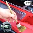 thumbnail image 3 of Juego de 12 cepillos para detalles de coche, 6 cepillos para limpiar ruedas, kit de limpieza de coche, 3 cepillos de alambre, 2 cepillos para ventilación, 1 guante para lavar el coche., 3 of 5