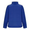 thumbnail image 6 of YueHuiYing Womens Quilted Lightweight Jackets Round Neck Coats Padded Outwear with Pockets, 6 of 7
