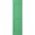 thumbnail image 6 of Ekena Millwork 12"W x 70"H Americraft Two Equal Raised Panel Exterior Real Wood Shutters (Per Pair), Lily Pads, 6 of 10