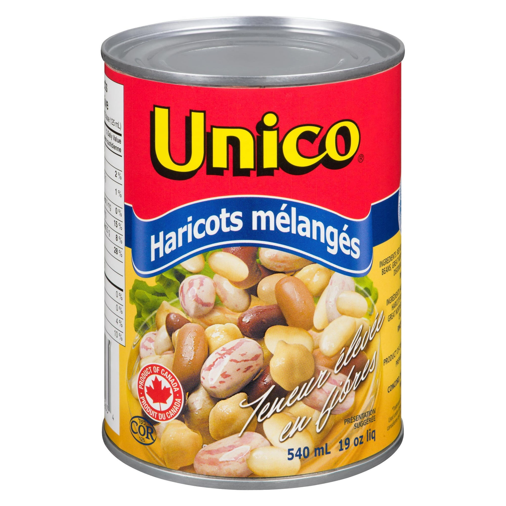 Unico High Fibre Bean Medley, 540 mL