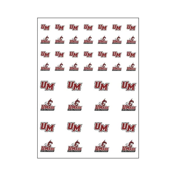 UMass Minutemen Small Sticker Sheet - 2 Sheets