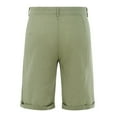 thumbnail image 5 of Razzly Fashion Men Linen Casual Pants Buttons Lacing Waist Pockets Short Pants Men Compression Shorts Men Lightweight Shorts Mens Walk Shorts Party Men Tennis Shorts Sweat Shorts Size(Green,3XL), 5 of 8