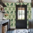 thumbnail image 3 of Cottagecore Peel and Stick Wallpaper 17.7in x 9.8ft Botanical Frog Green Leaves Floral Elements Contact Paper Self-Adhesive Removable Wall Paper for Bedroom Kitchen Cabinet Décor Renter Friendly, 3 of 8