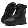 thumbnail image 3 of GUBARUN Men's Snow Boots Insulated Waterproof Warm Hiking Winter Boots for Outdoor, 3 of 7