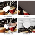 thumbnail image 5 of Kitchen Mats,Coffee Vintage Kitchen Mats for Floor,Anti Fatigue Waterproof Kitchen Rug,Non Skid Washable Memory Foam Kitchen Rugs and Mats for Bedroom,Office,Sink,Laundry 17.3 * 29 Inches, 5 of 6