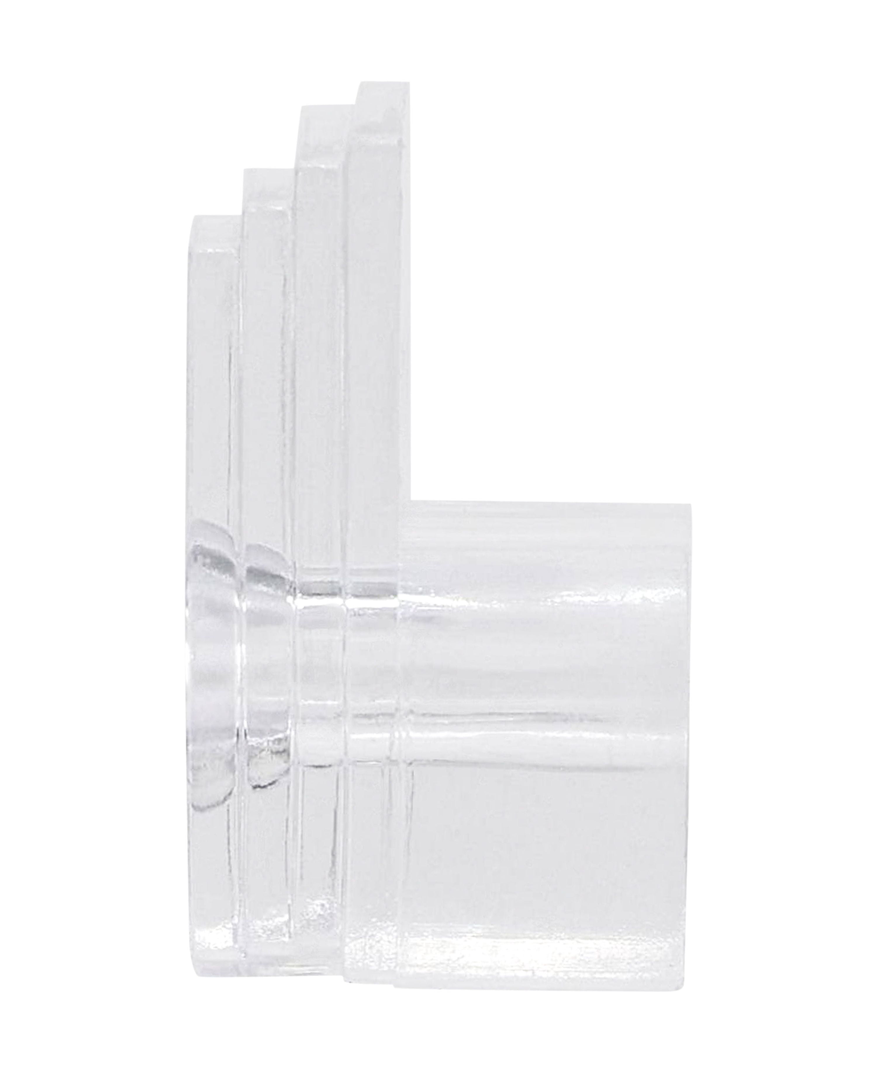 (3 pack) Ook Mirror Holders for 1/4" Depth, 20 lbs, Acrylic, Clear, Clear, 8 pack