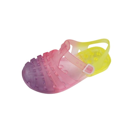 

Binmer Toddler Shoes Baby Boys Girls Cute Gradient Colors Hollow Out Non-Slip Soft Sole Beach Roman Sandals