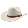 thumbnail image 3 of Classic Western Cowboy Hat For Stylish Everyday Wear Your Jazz Accessory With Distinctive Brim Design, 3 of 4