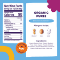 thumbnail image 5 of (3 pack) Ready, Set, Food! Daniel Tiger Stage 2 Baby Food, Banana Blueberry, Top Allergens, 3.5 oz Pouch, 5 of 8