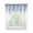 Gray Blue, variant on Burnt Orange Botanical Swag Valances for Windows, Eucalyptus Leaves Pastoral Floral Rod Pocket Sheer Valances for Windows, Swag Toppers Light Filtering for Kitchen Living Room 2 Panels 36''x63''