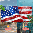 thumbnail image 5 of 1 Pcs 2D Flat License Plate Covers & Frames, American Flag with Fireworks For Decorative Front, Waterproof For Decoration Aluminum License Plate Covers & Frames Cover For Men Women, 12" X 6", 5 of 7