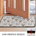thumbnail image 3 of Beige Highland Cow Flower Wreath Pattern Door Rugs,Washable Non Slip Door Mats Indoor,Decorative Door Mats,Entry Mat Indoor for Entrance,Bedroom,Kitchen,Bathroom,30"x17", 3 of 6