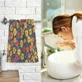 thumbnail image 7 of Yayeee 100% Cotton Hand Towels for Bathroom 16" x 28" Kitchen Towel, Yellow Floral, 7 of 7